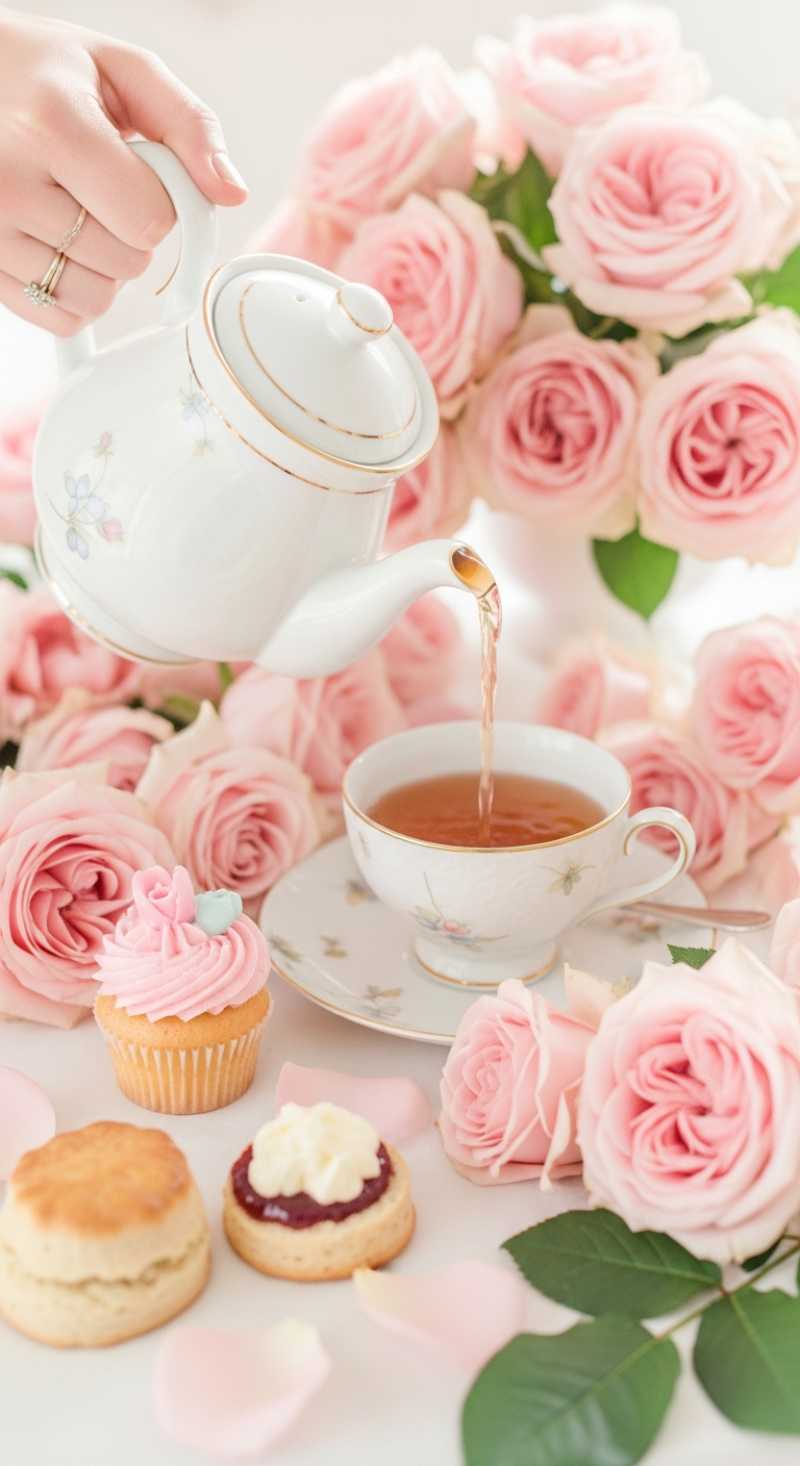 Bridal Shower Tea Party: Vintage Glam