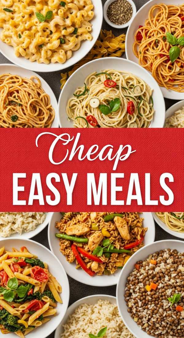 Budget Meal Ideas for Students and Busy People