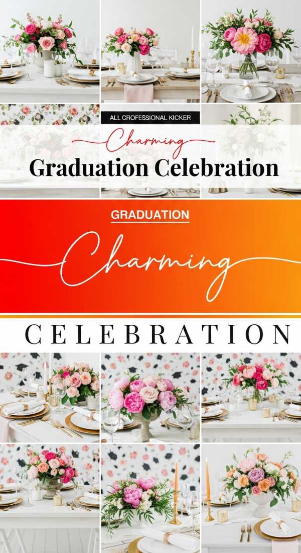 Charming Floral Graduation Celebration