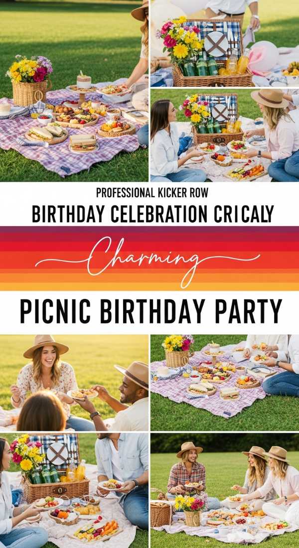 Charming Picnic Birthday Party