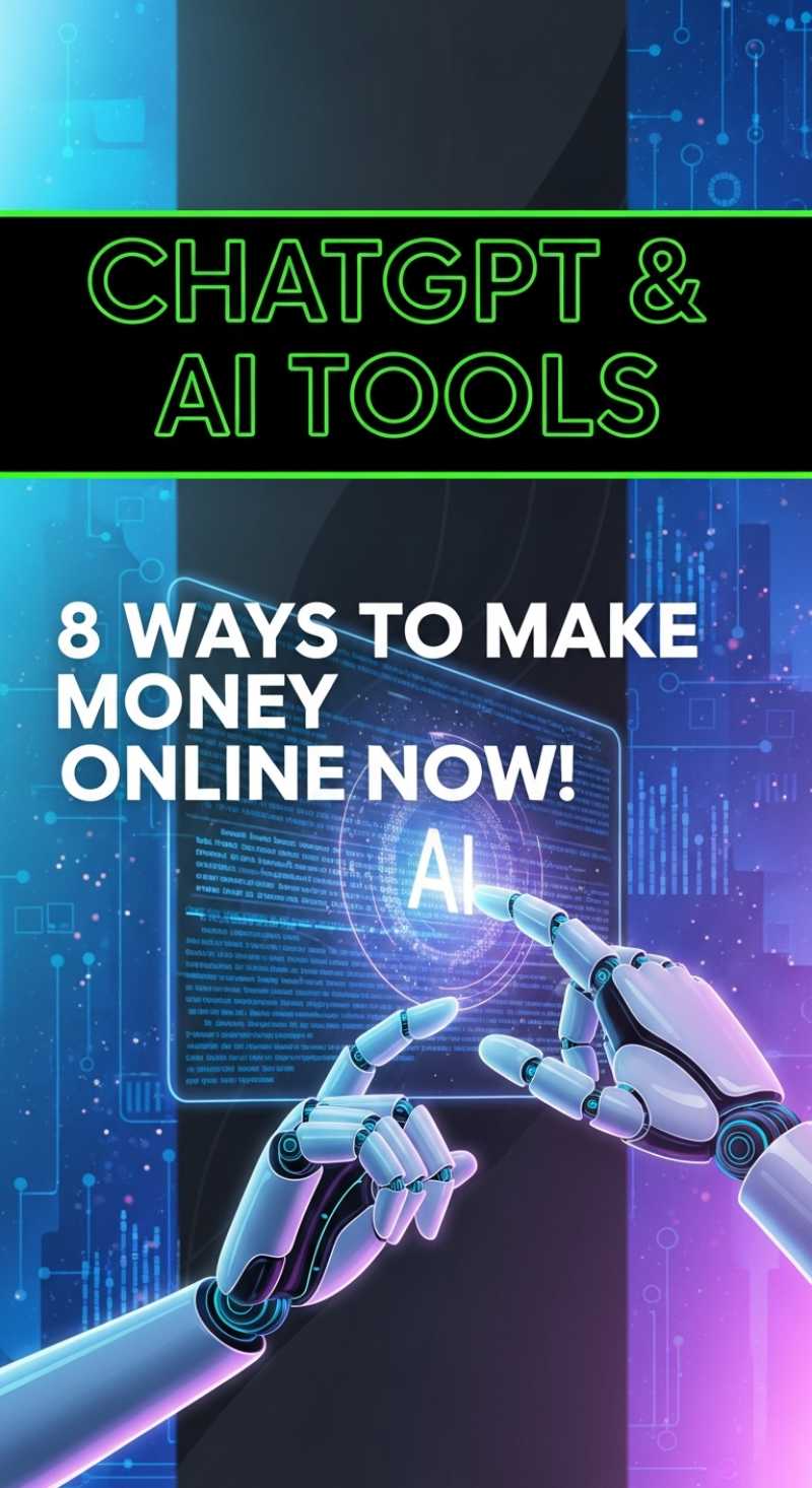 ChatGPT & AI Tools: 8 Ways to Make Money Online NOW!