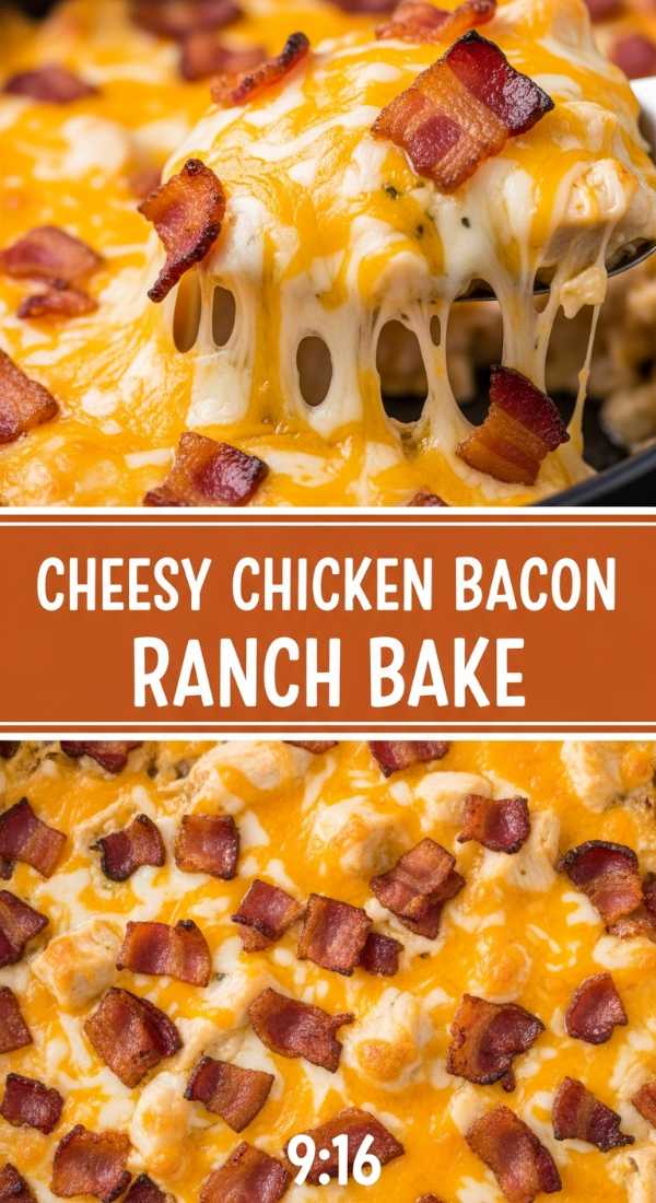 Cheesy Chicken Bacon Ranch Bake: The Ultimate Comfort Food!