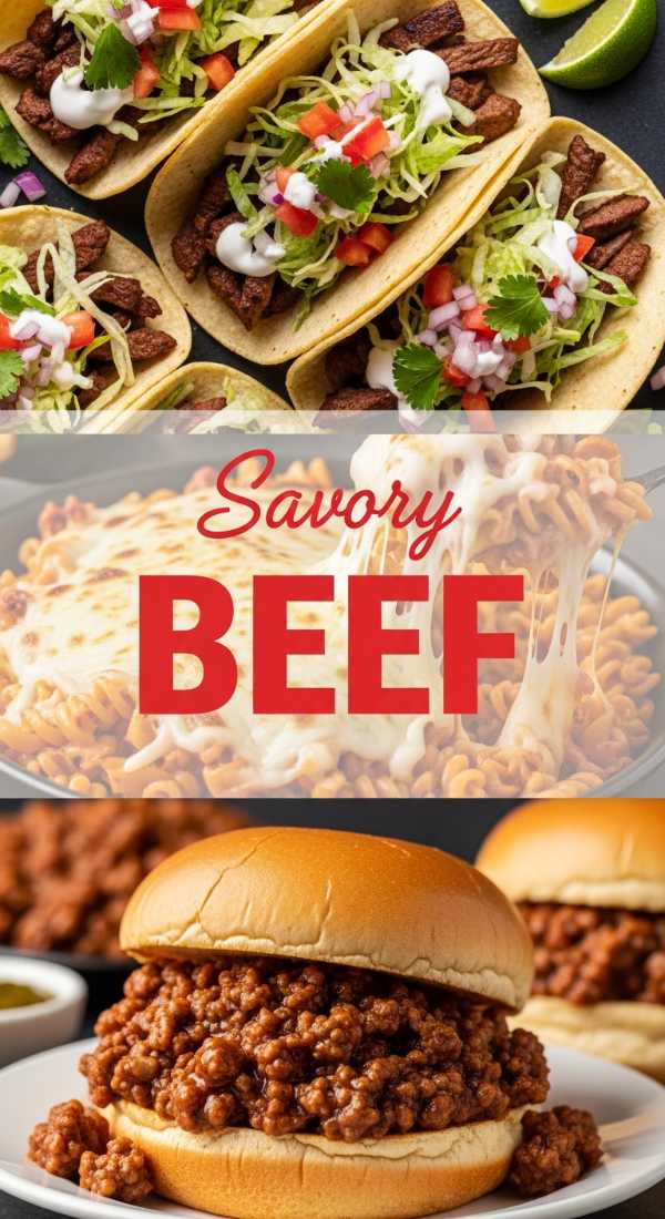 Cheesy Ground Beef Recipes for Dinner