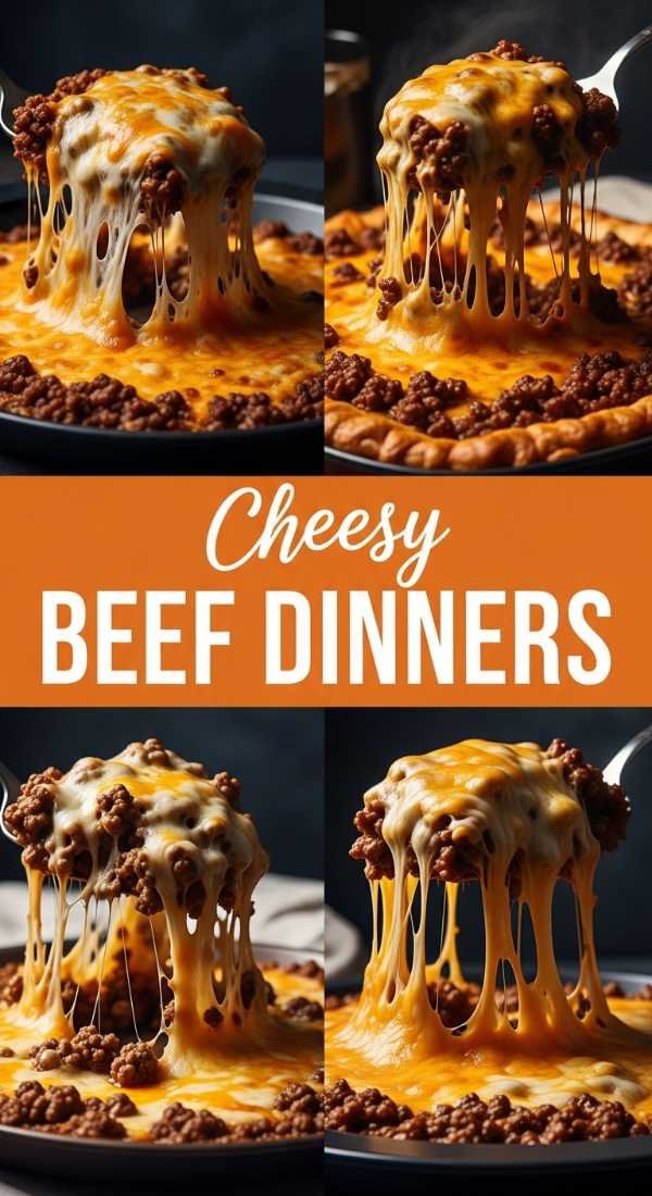 Cheesy Ground Beef Recipes for High Protein Meals