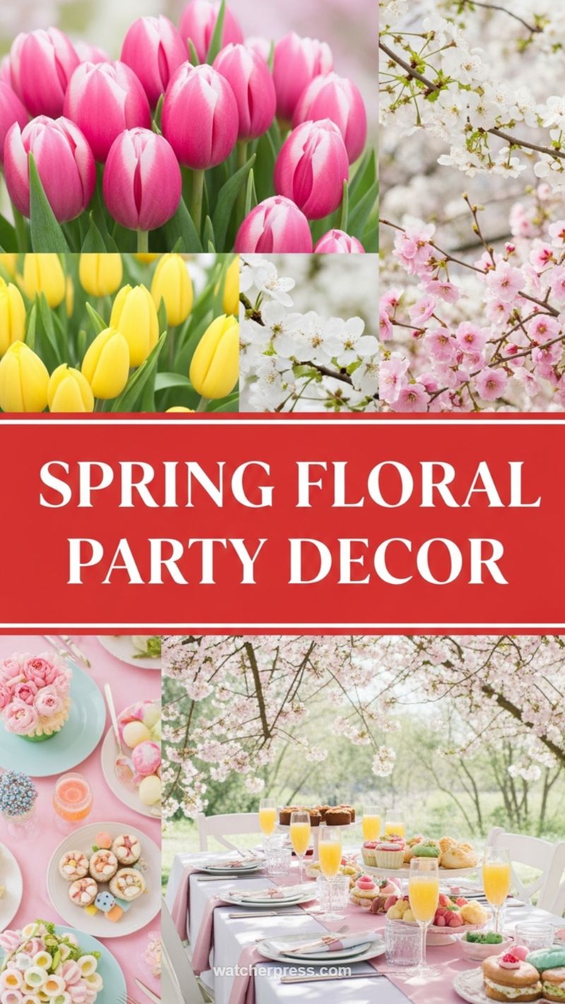 Cherry Blossom & Tulip Spring Brunch