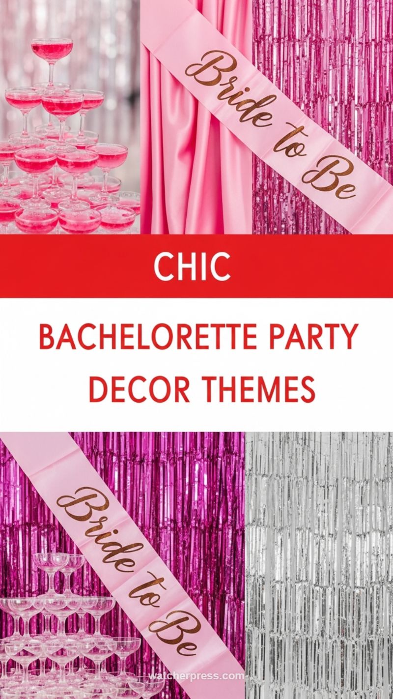 Chic Bachelorette Party Decor