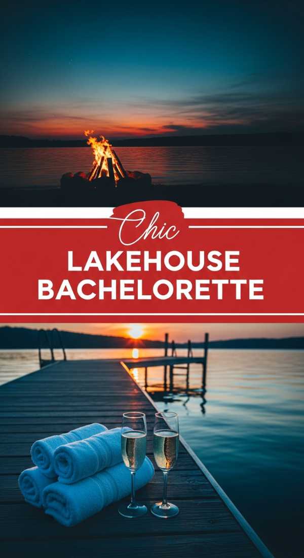 Chic Lakehouse Bachelorette Party Themes