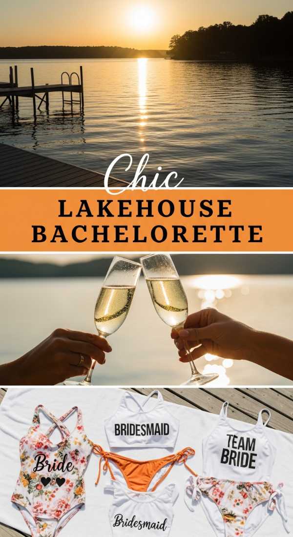 Chic Lakehouse Bachelorette Party Themes