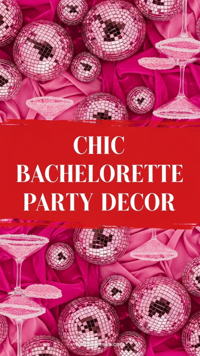 Chic Pink Disco Bachelorette