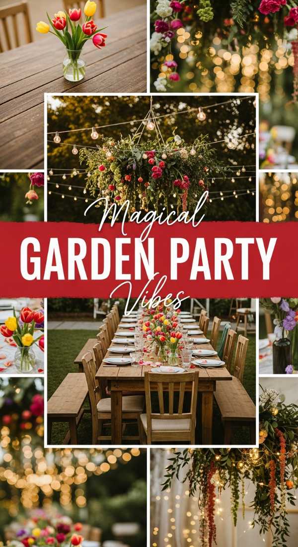 Chic Spring Garden Party Decorations