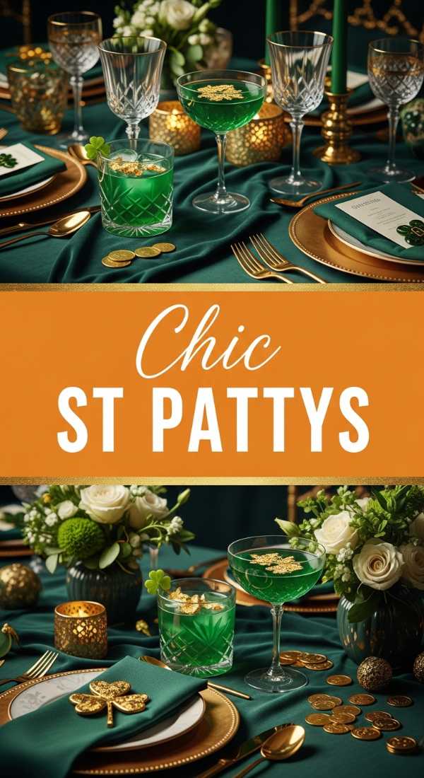 Chic St Patrick’s Day Party Decor Inspiration