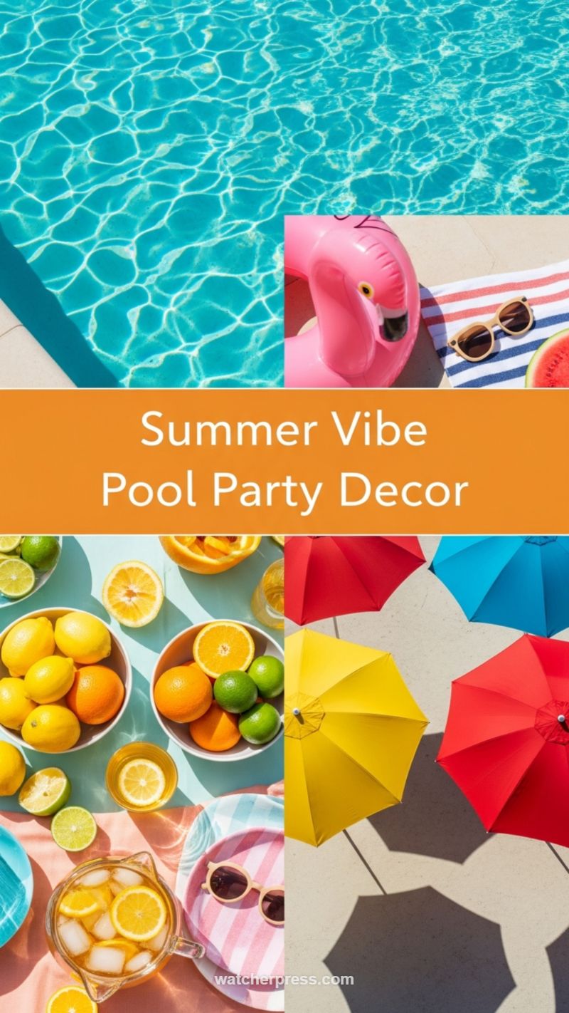 Citrus & Sunshine Poolside Bash