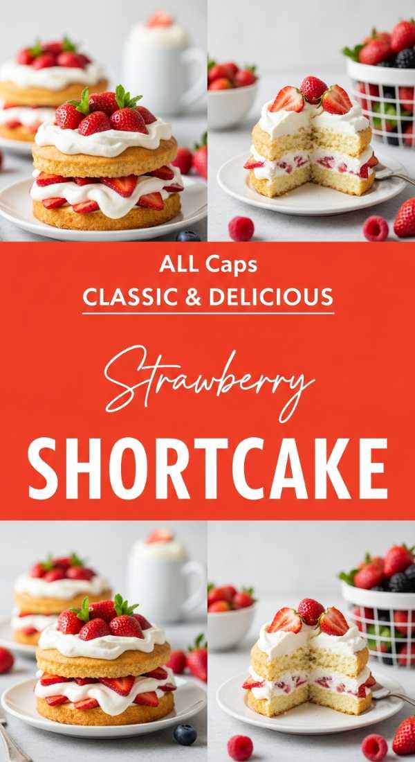 Classic & Delicious STRAWBERRY SHORTCAKE