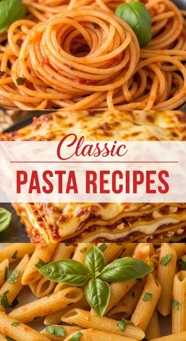 Classic Pasta Recipes for Italian Night