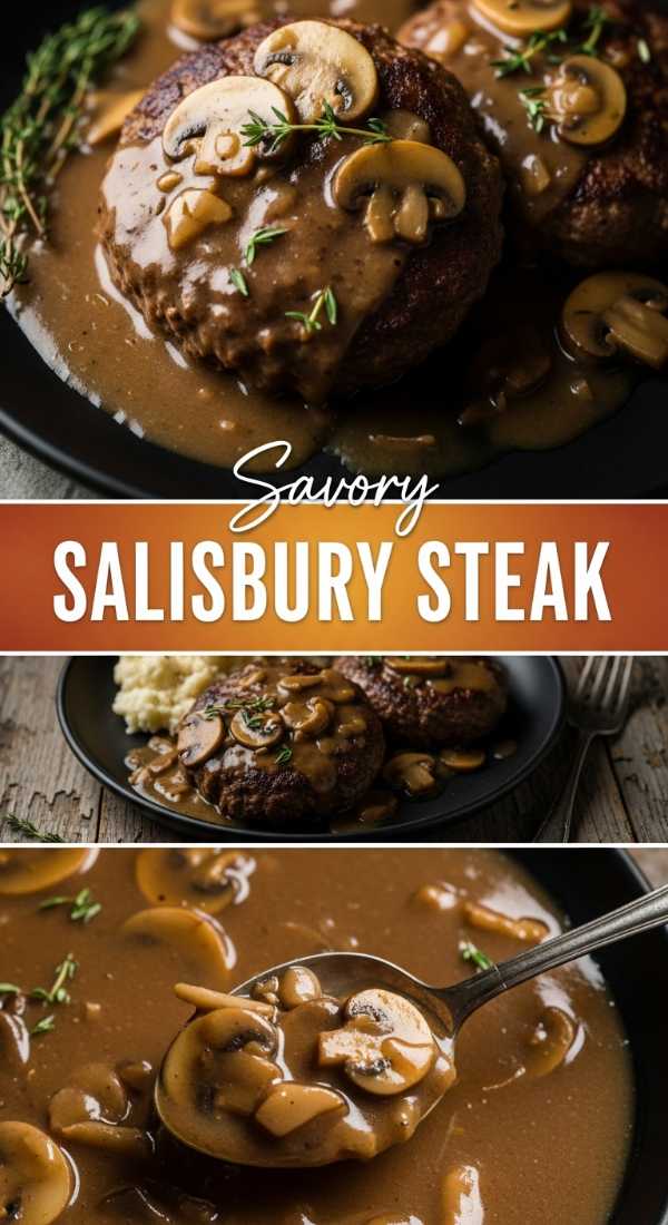 Classic Salisbury Steak with Rich Gravy