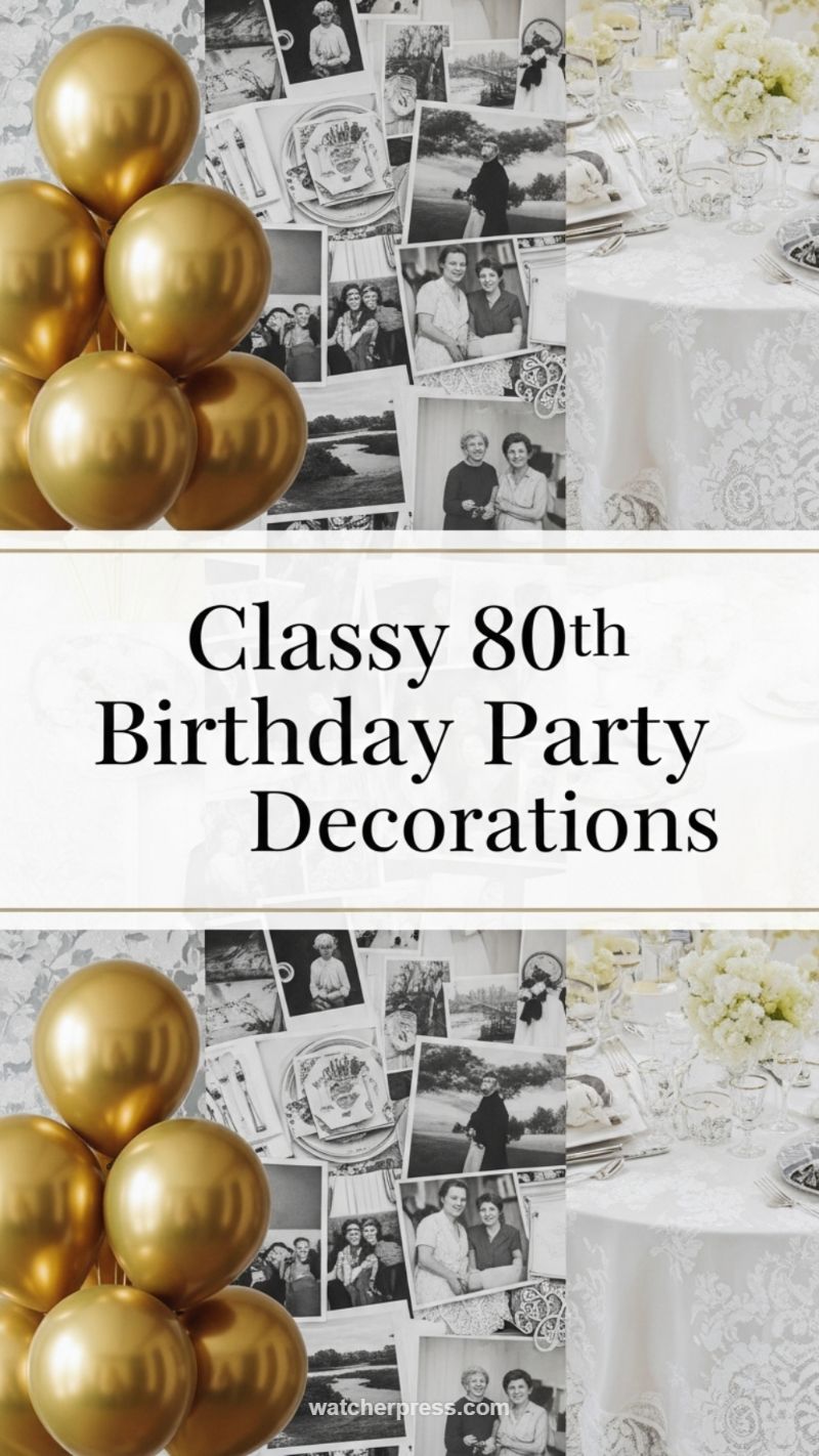 Classy 80th Birthday Legacy