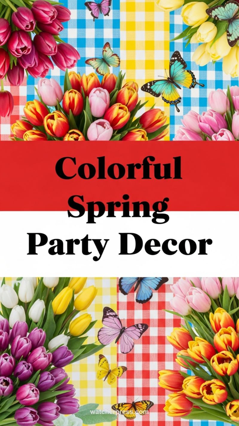 Colorful Spring Party Decor