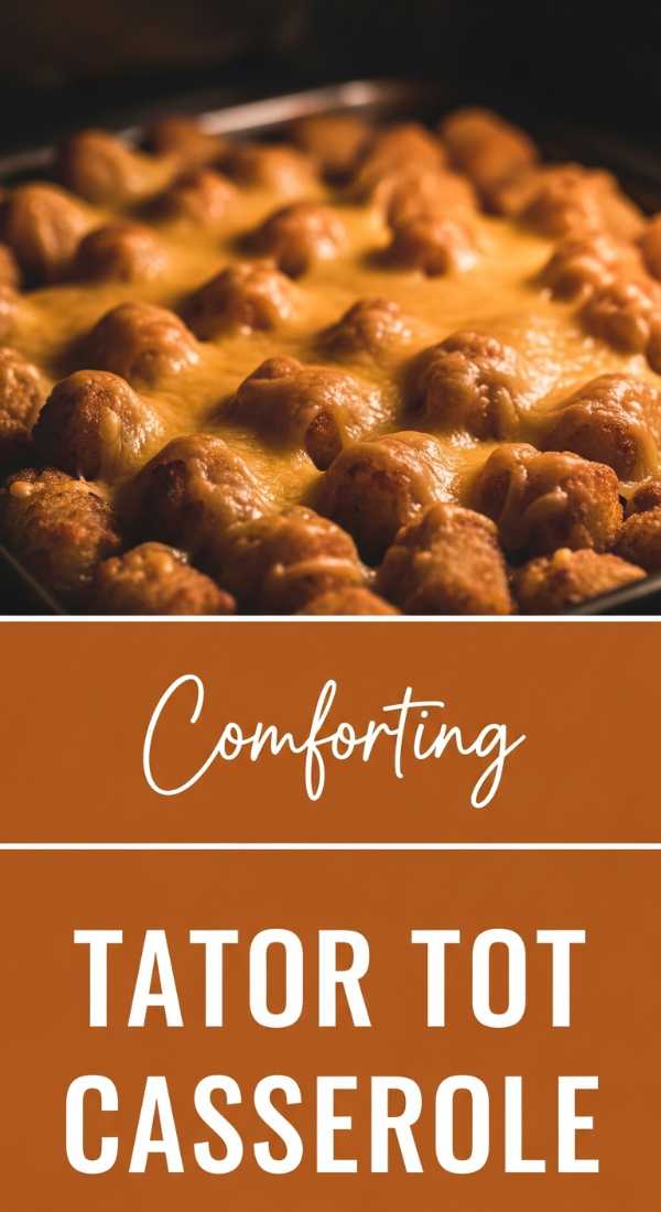 Comforting Tator Tot Casserole for Easy Family Dinner