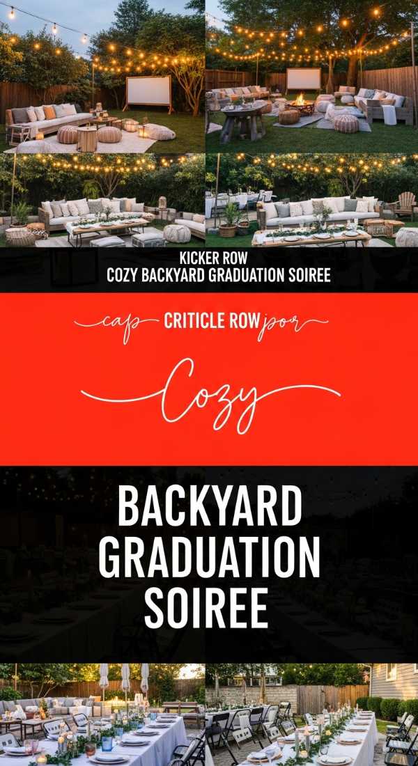 Cozy Backyard Graduation Soiree