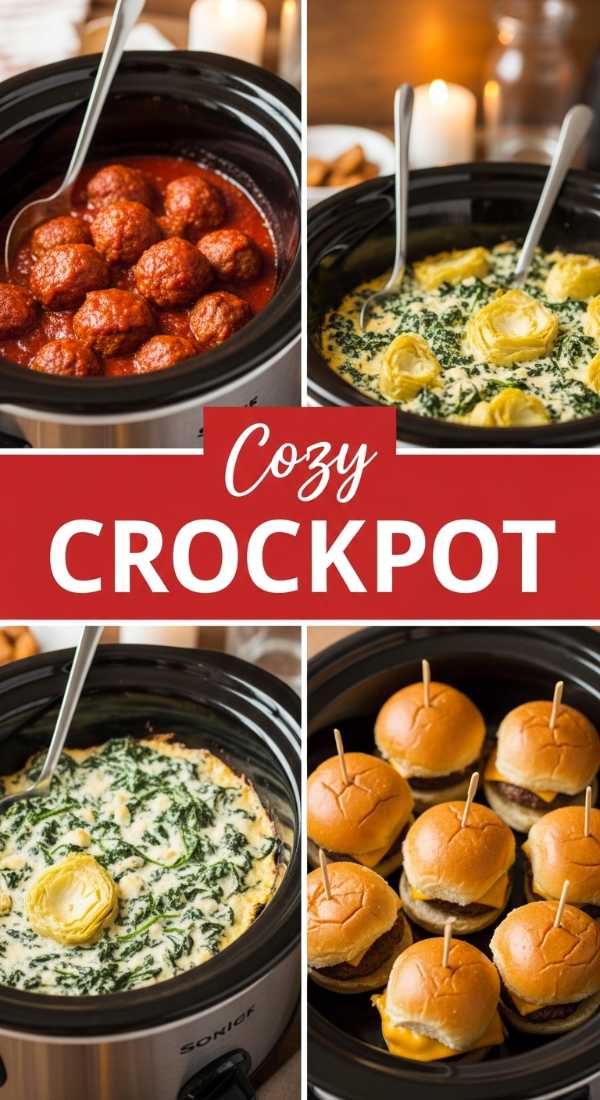 Cozy Crockpot Appetizers for Parties