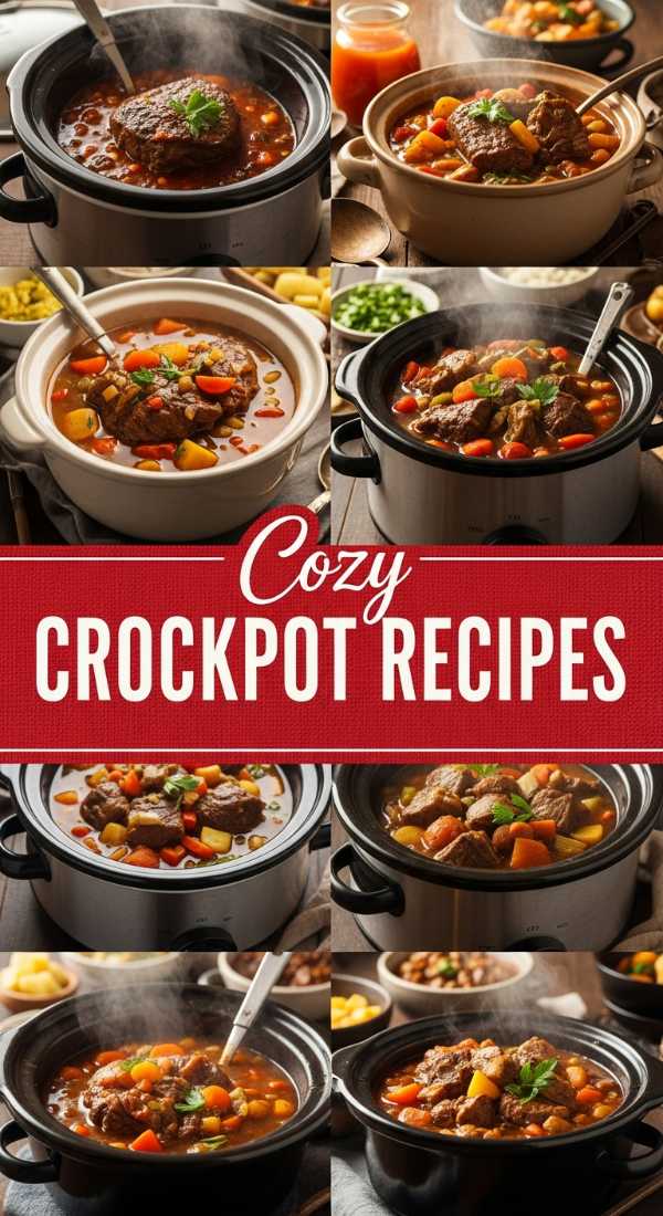 Cozy Crockpot Recipes for Easy Slow Cooking