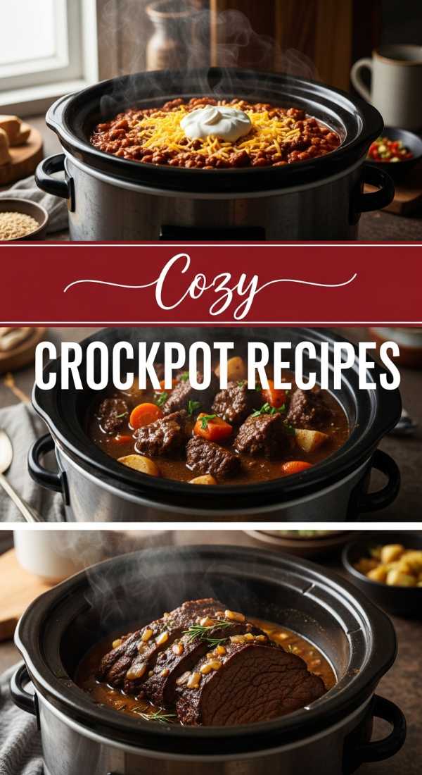 Cozy Crockpot Recipes for Stress-Free Cooking