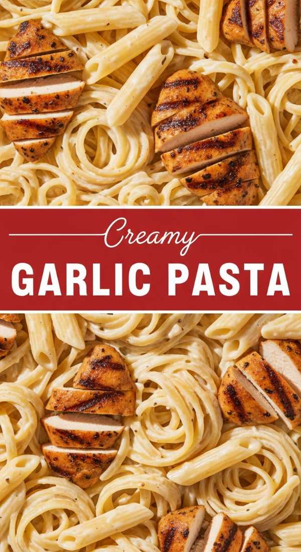 Creamy Alfredo Pasta with Grilled Chicken