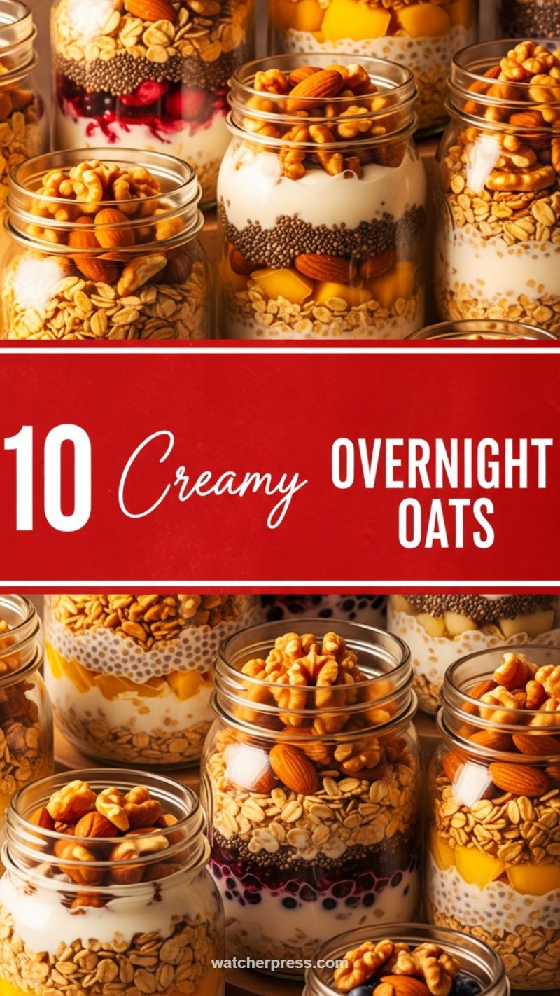 Creamy Nut & Fruit Overnight Oats