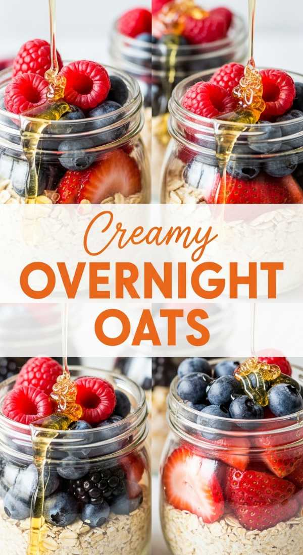Creamy Overnight Oats Recipe for Weight Loss
