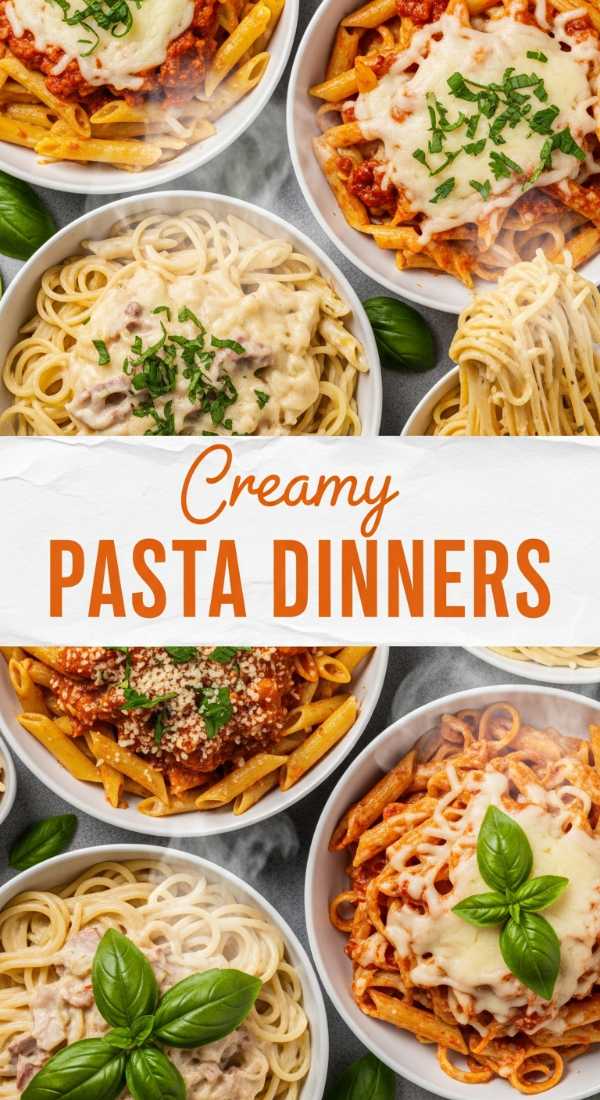 Creamy Pasta Recipes for Easy Dinner