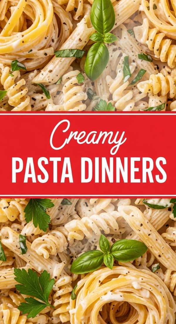 Creamy Pasta Recipes That Are Quick and Easy