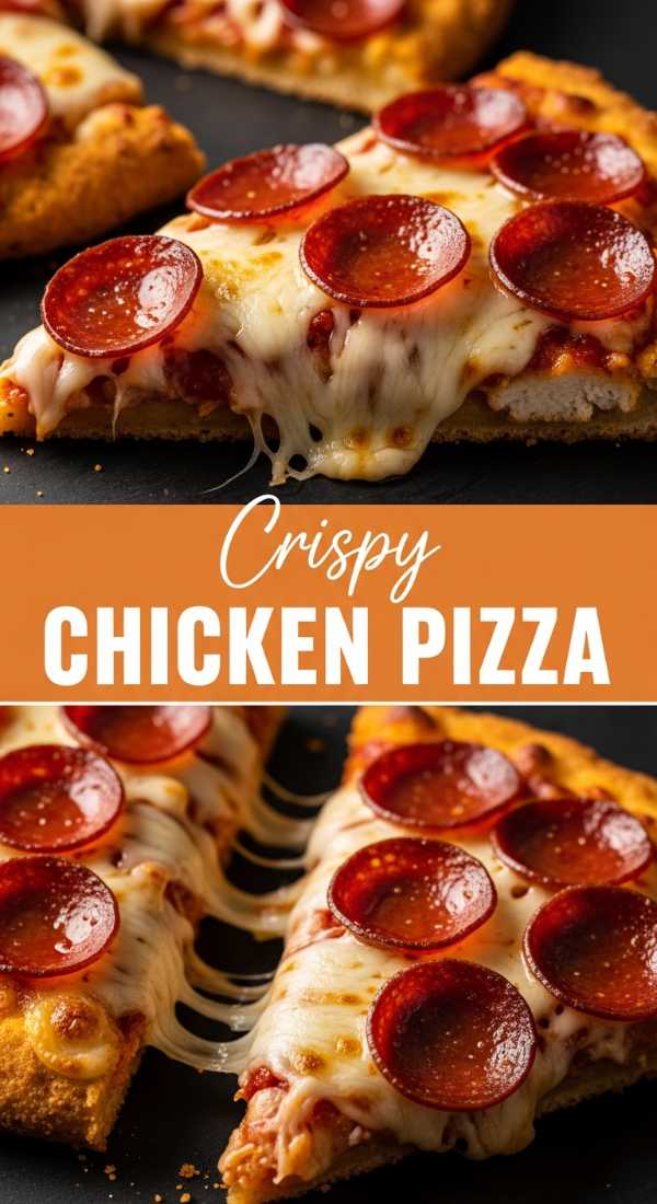 Crispy Chicken Crust Pizza Recipe (Keto Friendly)