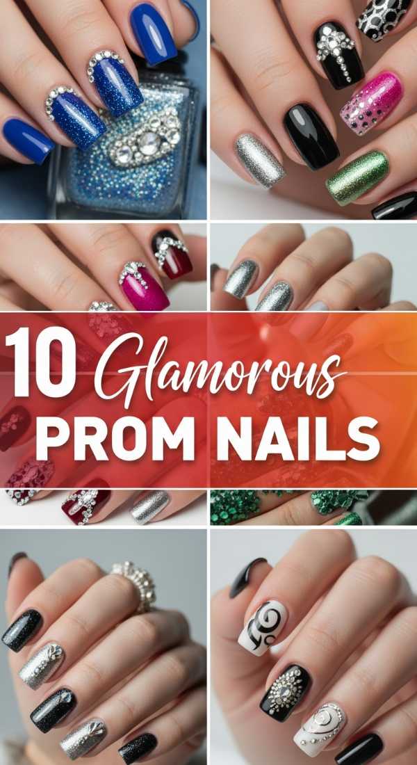 Dazzle at Prom: 10 Must-Have Prom Nail Designs!