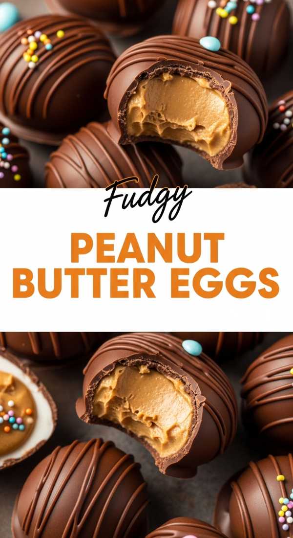 DIY Fudgy Peanut Butter Eggs Recipe