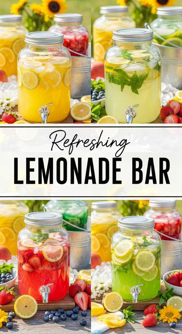 DIY Refreshing Lemonade Bar for Summer Parties