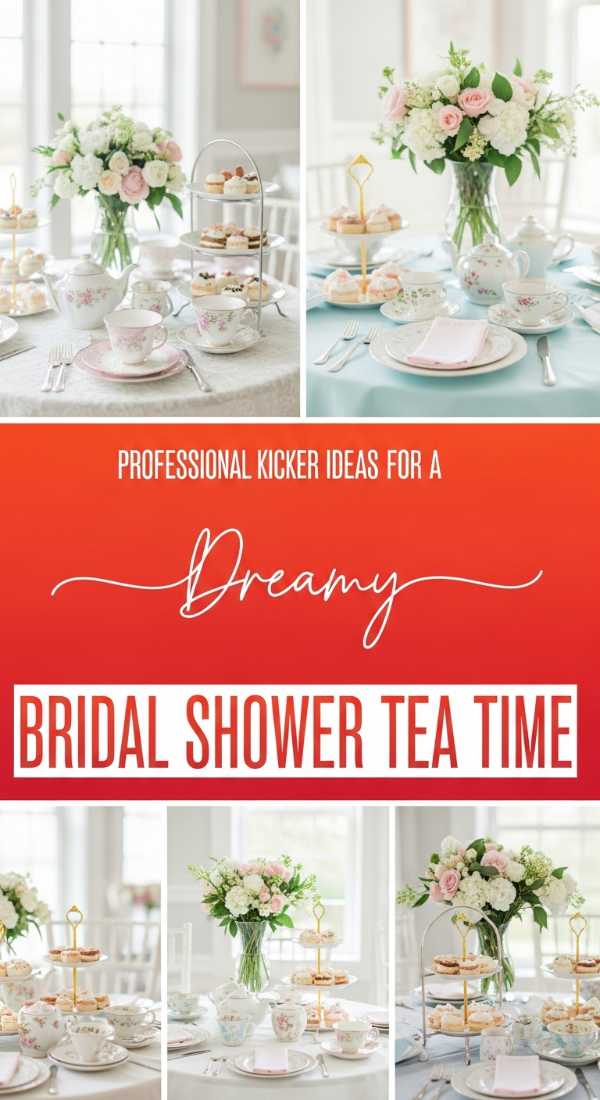 Dreamy Bridal Shower Tea Time