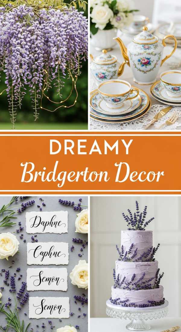 Dreamy Bridgerton Party Decor Ideas