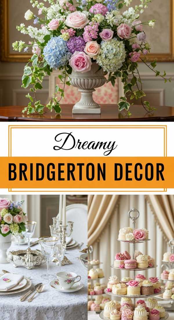Dreamy Bridgerton Party Decor Ideas