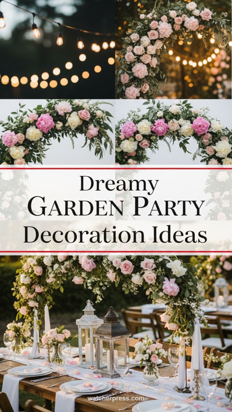Dreamy Garden Party Decoration