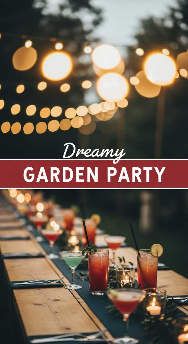 Dreamy Garden Party Decorations