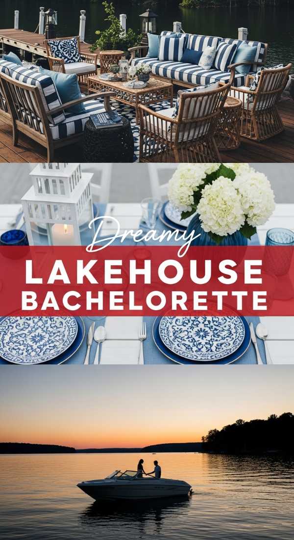 Dreamy Lakehouse Bachelorette Party Themes