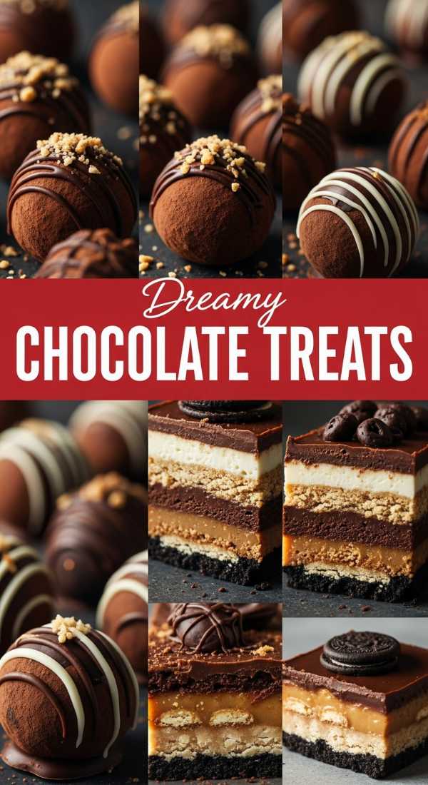 Dreamy No Bake Chocolate Desserts