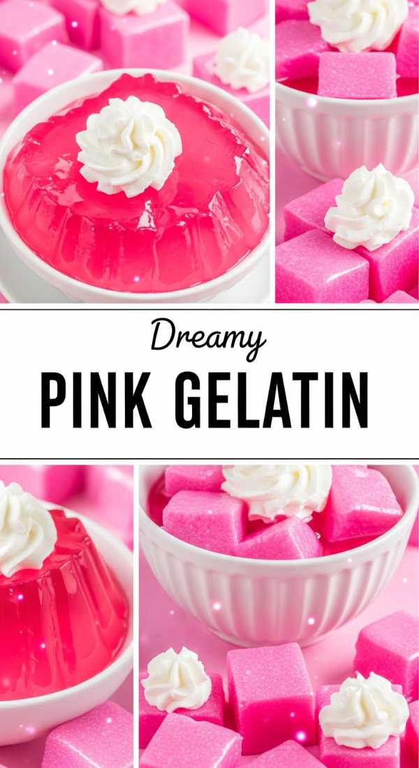 Dreamy Pink Gelatin Diet Recipe for Weight Loss