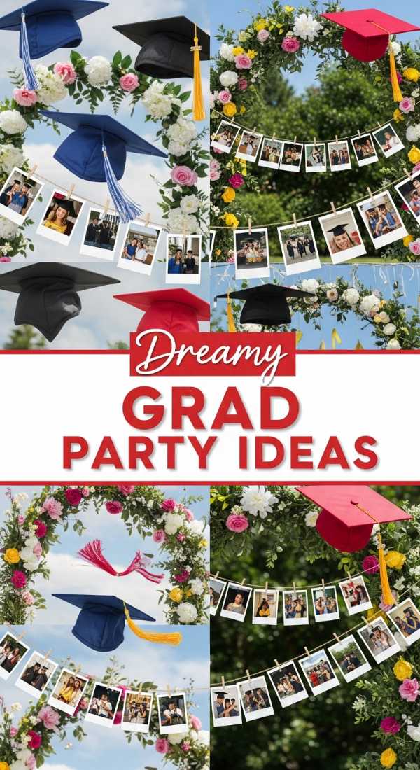 Dreamy Spring Graduation Party Layouts