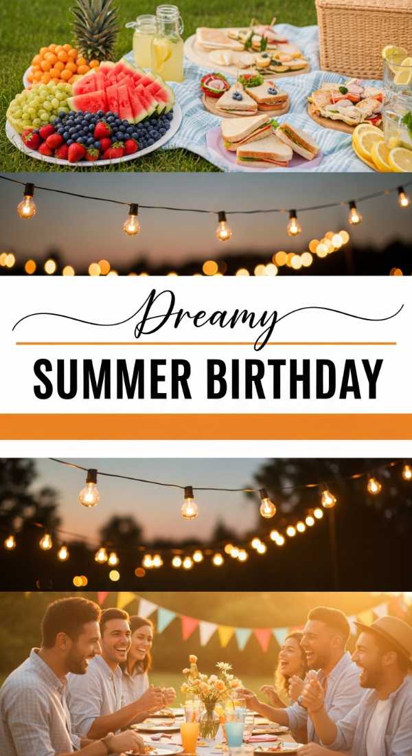 Dreamy Summer Birthday Party Vibes