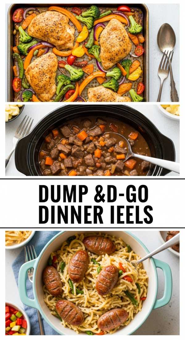 Dump & Go Dinners: Minimal Effort, Max Flavor
