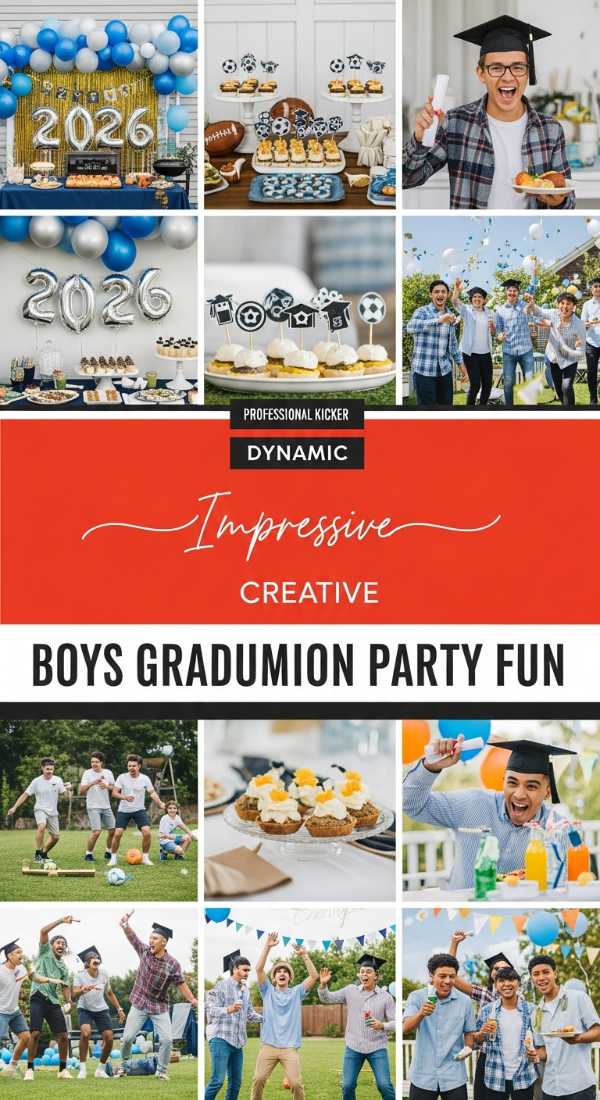 Dynamic Boys Graduation Party Fun