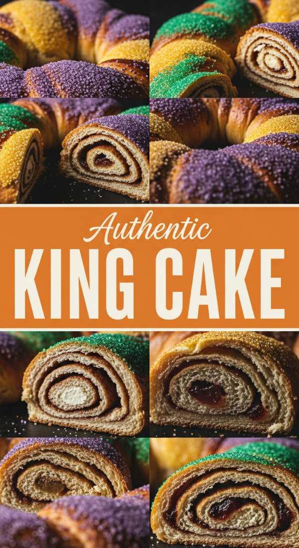 Easy Authentic King Cake Recipe