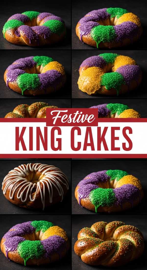 Easy Authentic King Cake Recipe for Mardi Gras