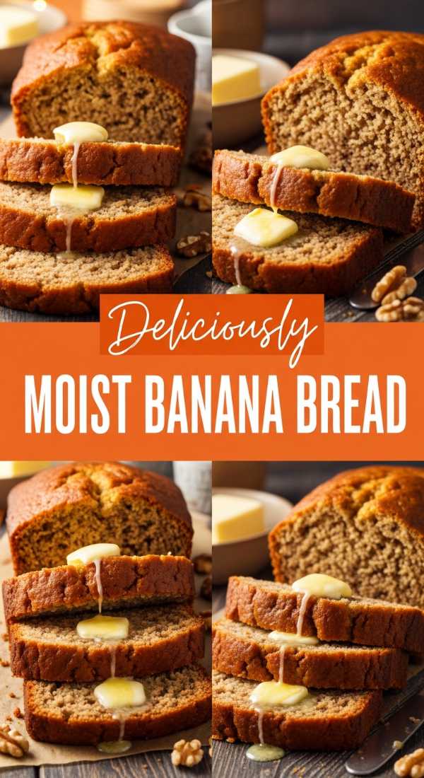 Easy Banana Bread Recipe | Moist & Simple